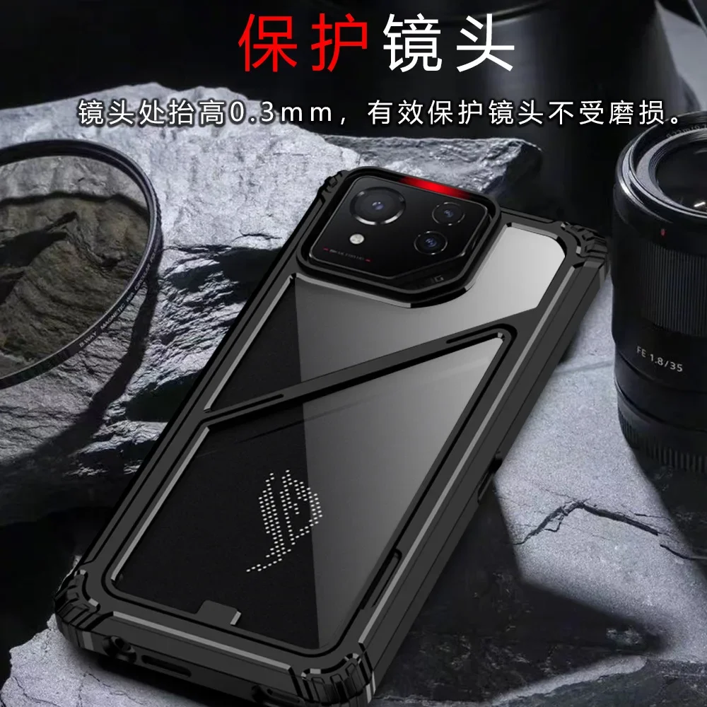 Защитный чехол для Asus ROG Phone 8 Pro 8Pro Phone8 противоударный с держателем телефона