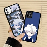 hunter x hunter killua zoldyck anime phone case silicone pctpu case for iphone 11 12 13 pro max 8 7 6 plus x se xr hard fundas