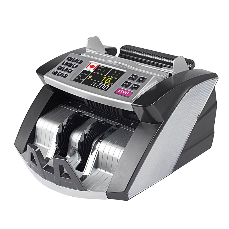 Best Bill Counting Machine Money Value Note Cash Counting Machine Bill Counter for Canada CAD Polymer Note Banknote Detector