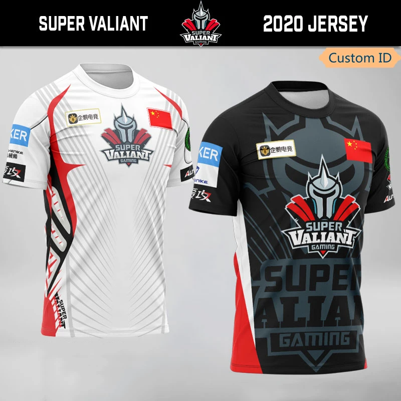

CSGO E-sports Player Jersey Uniform Team SV Jerseys T-shirt Customized ID Fans Game Tshirt Men Women Custom Name Tee Shirt Style