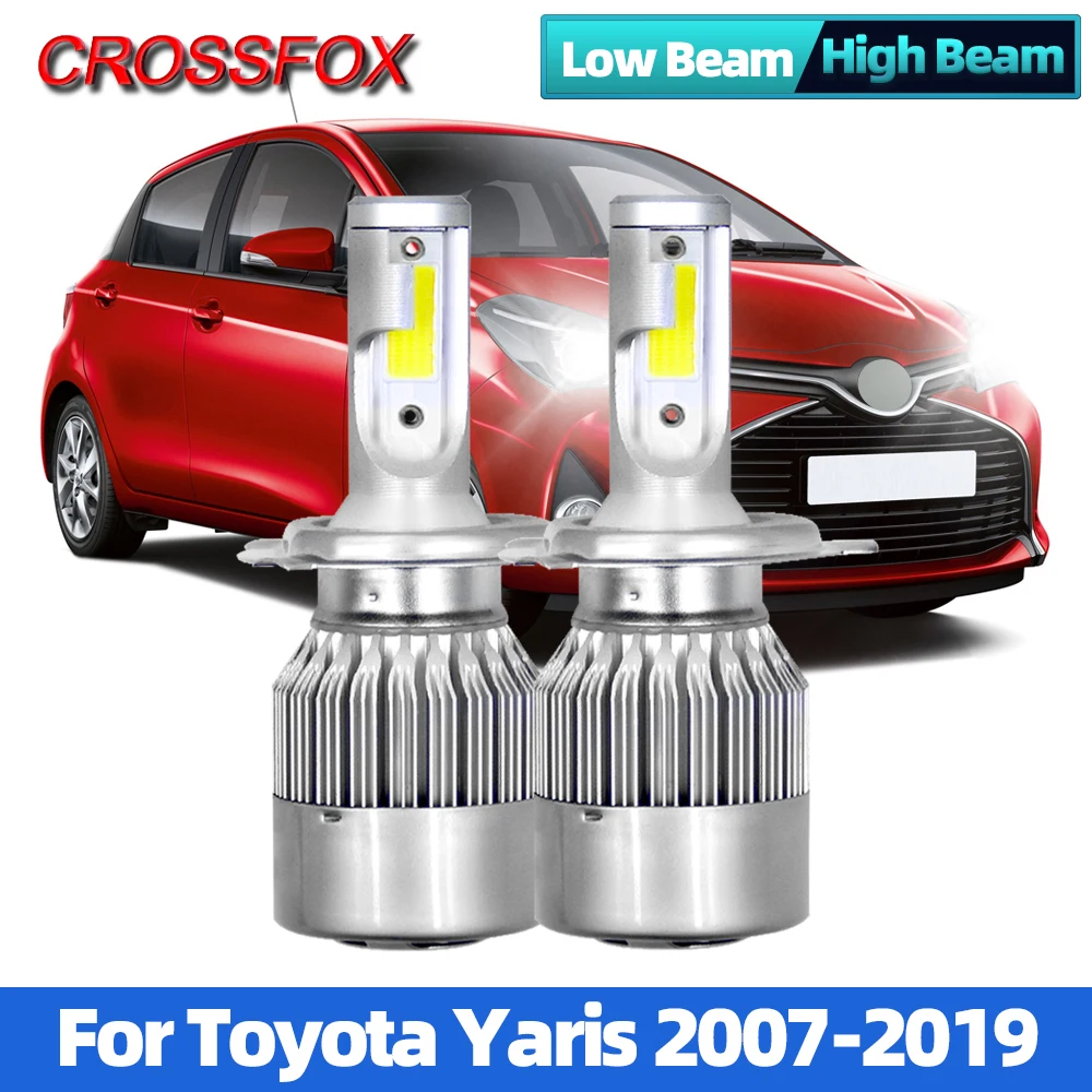 

Автомобильные H4 светодиодные лампы для автомобильных фар CSP чип автомобильная лампа Canbus автомобильные фары 6000K белый 12В дальний и ближний с...