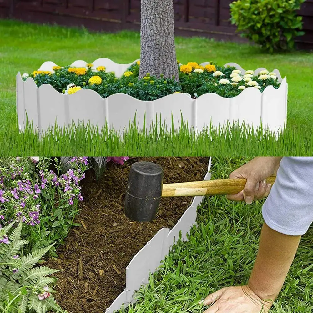 

20Pcs Great Sturdy Garden Plant Border High Toughness Garden Edging Border, Garden Landscape Edging Border Garden Decoration
