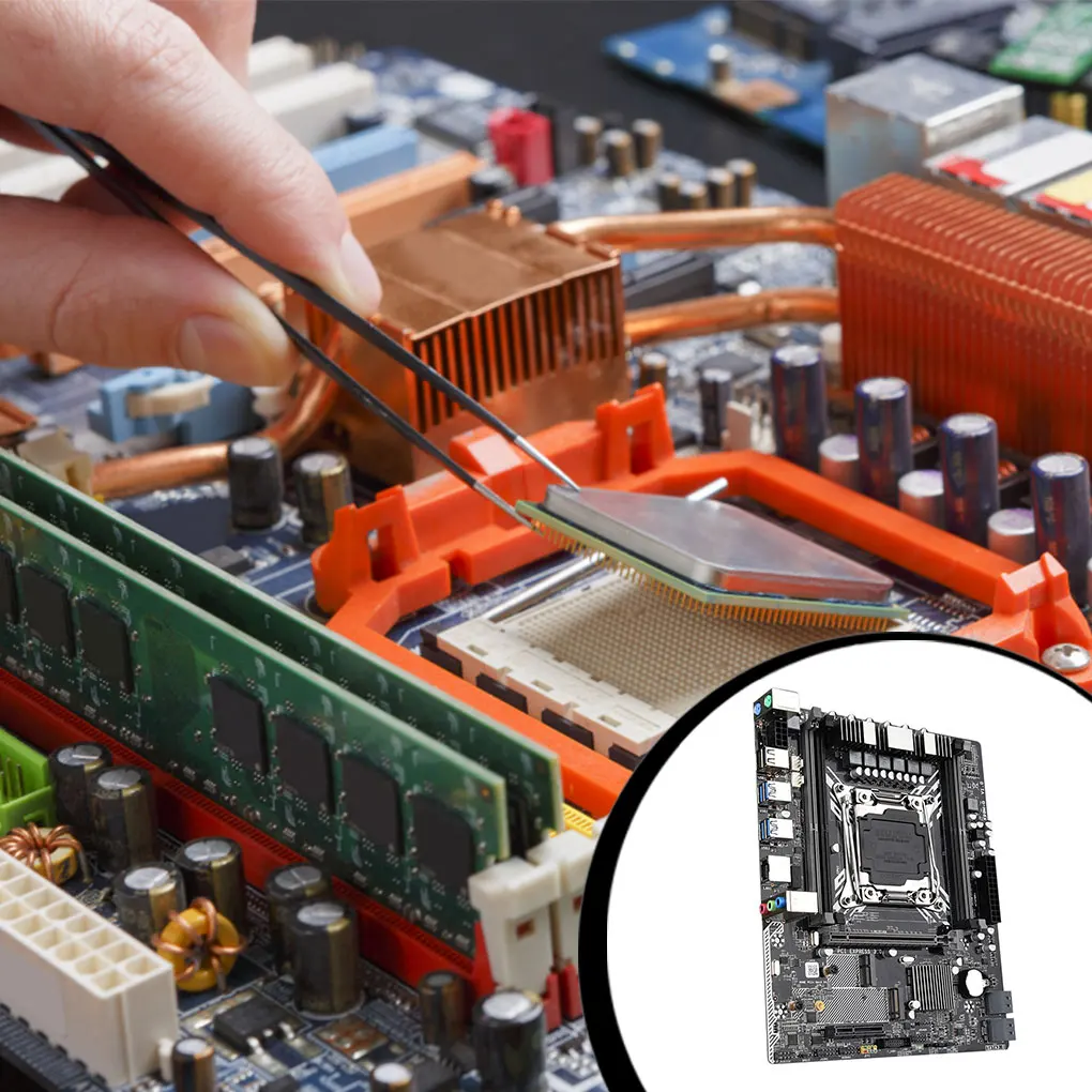 

Professional Main Board X99 DDR4 Motherboard E5 2640 V3 LGA2011-3 CPU REG ECC Mainboard Gigabit High-speed Network Card