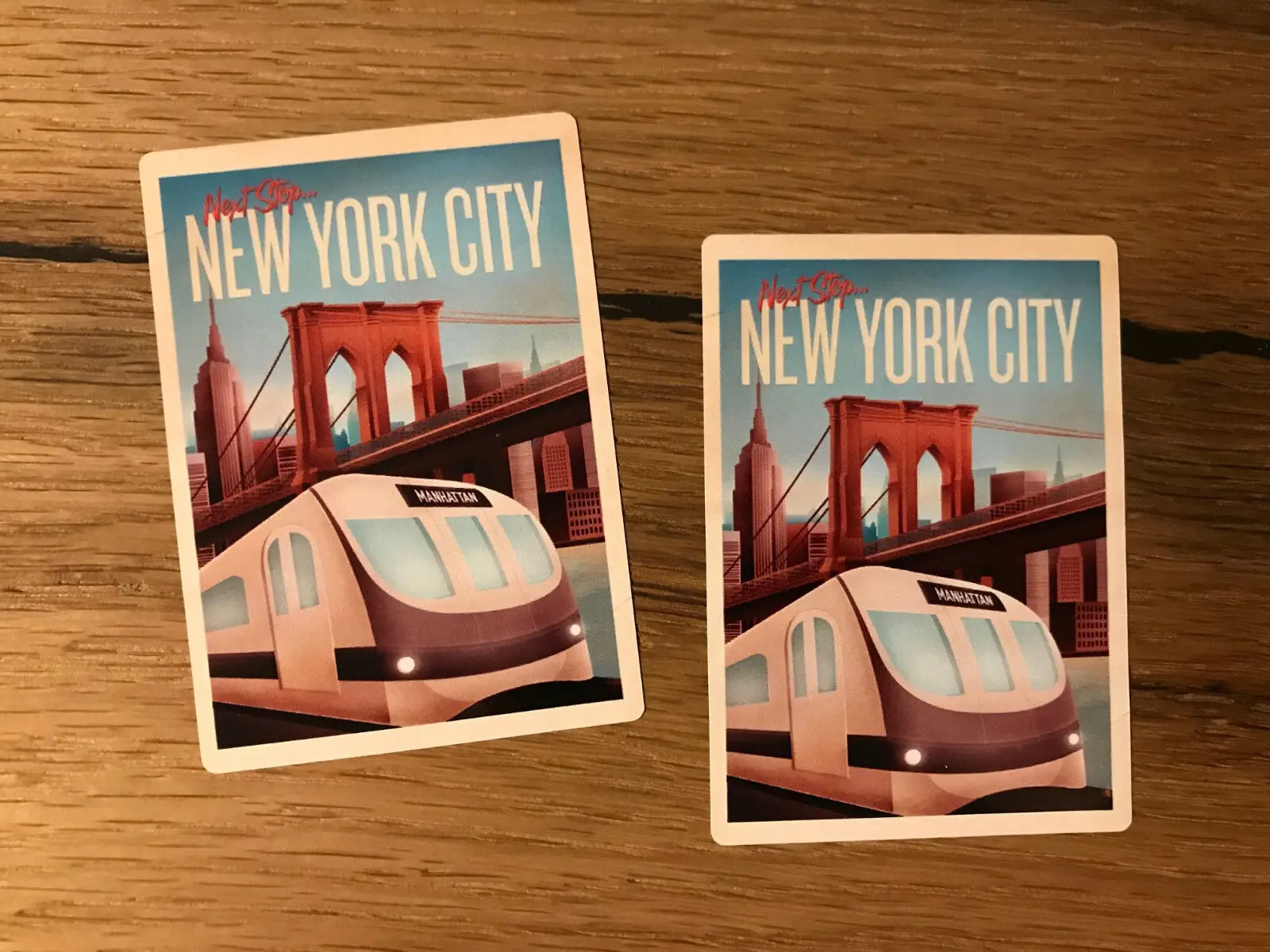New York City NY Reise Aufkleber Work &Travel Oldtimer USA TR026