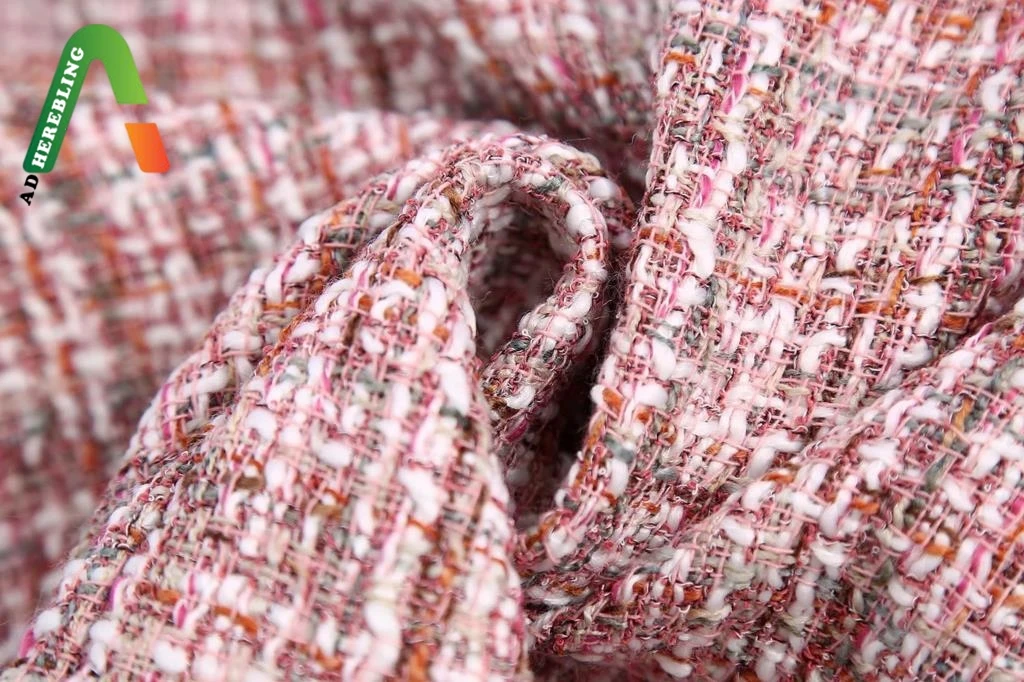 Женская Повседневная юбка-карандаш Adherebling розовая твидовая шерстяная мини-юбка