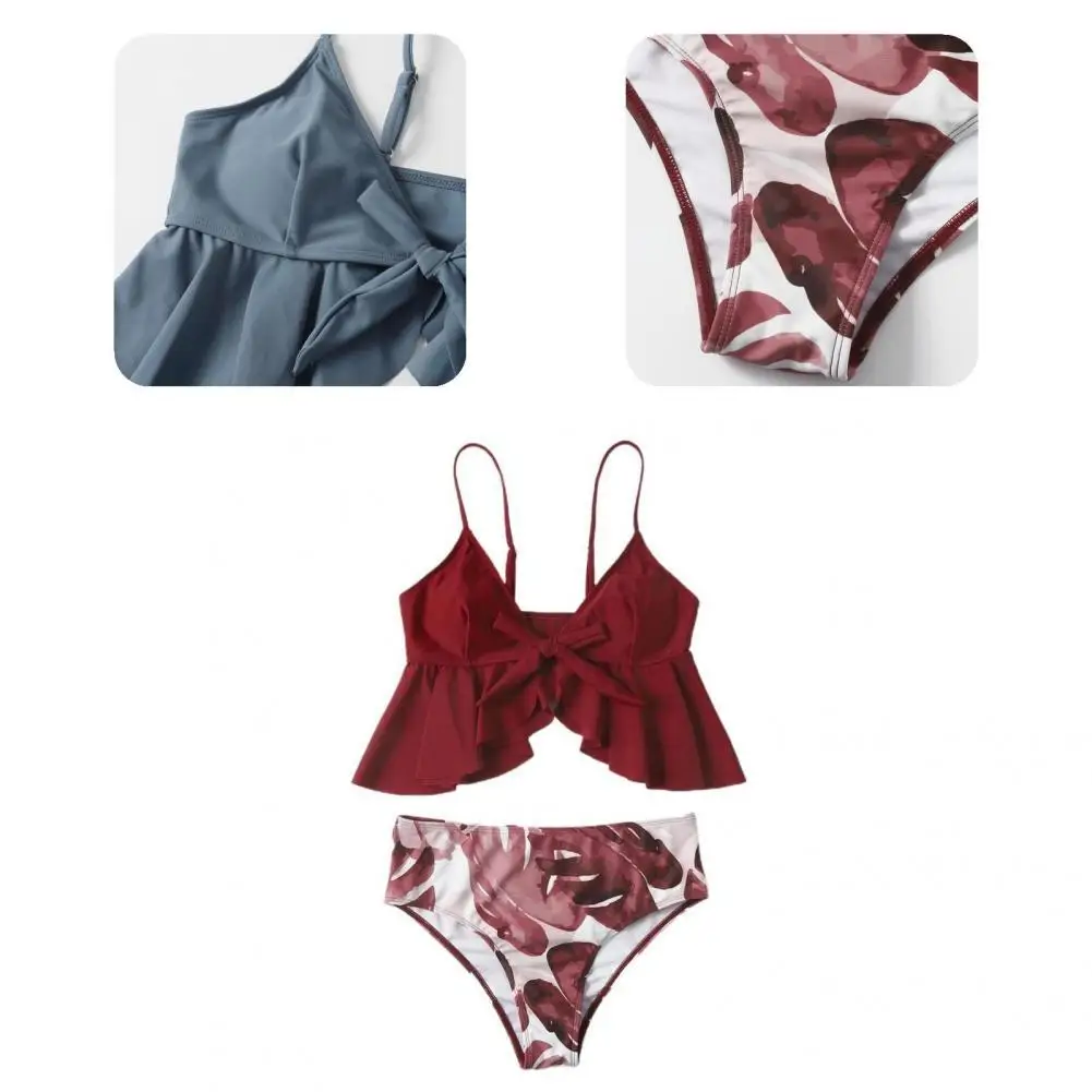 

Adjustable Straps 2 Pcs/Set Charming Quick Dry Bathing Suit Beachwear Swimwear Set Sexy for Beach