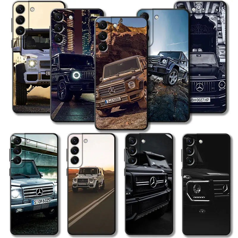 

Car Mercedes Amgs G Benz Sports Case For Samsung Galaxy S23 S22 S21 S20 FE Ultra S10 S9 S8 Plus Note 20Ultra 10Plus Phone Cover