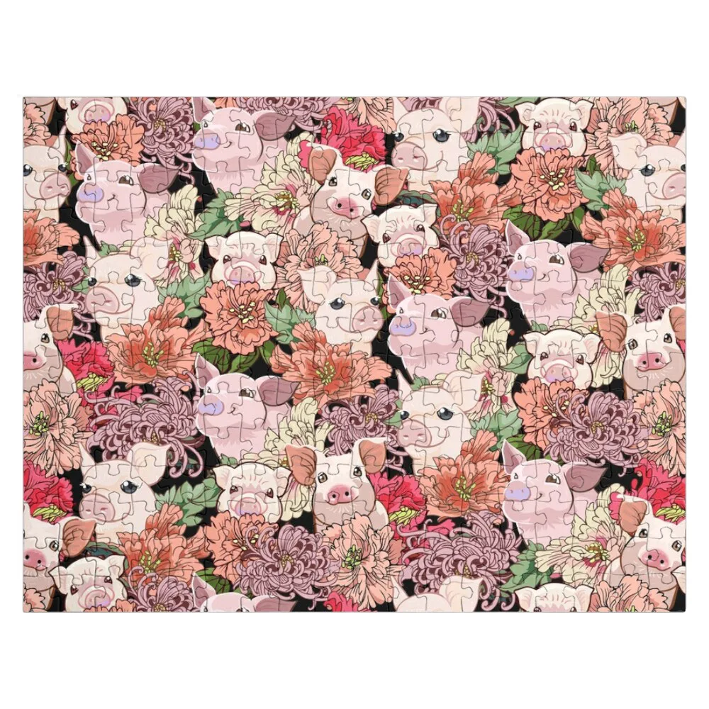 Потому что свиньи головоломки деревянные животные