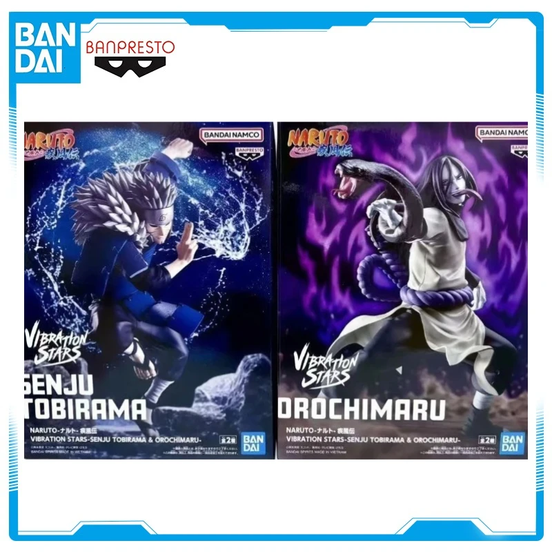 Фото В наличии оригинальные духи Bandai BANPRESTO вибрационные звезды Наруто Шиппуден Сендзю Тобирама Орочимару аниме подарки игрушки модель WY №1