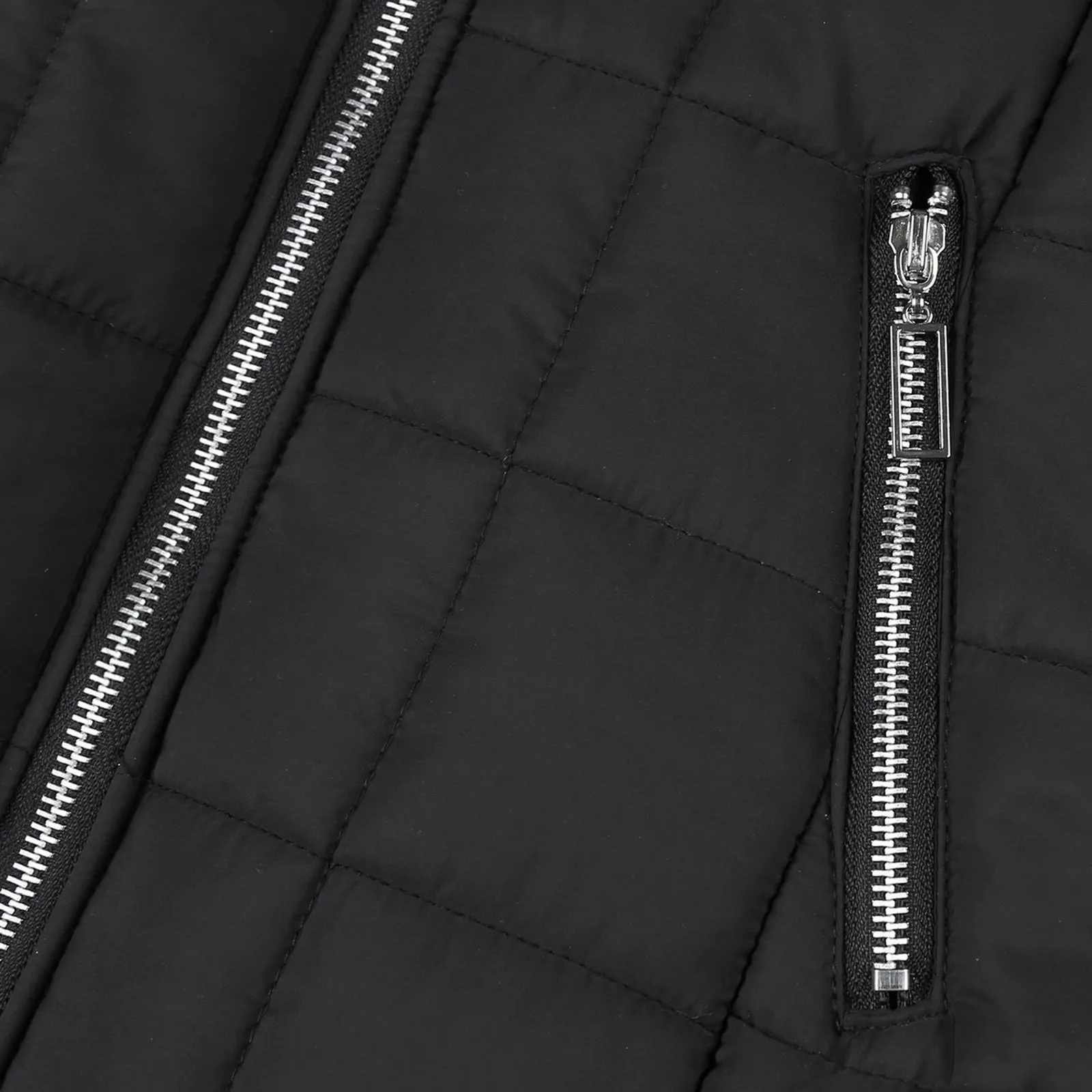 Сказочное зимнее пальто однотонное на молнии износостойкое стеганое женское с