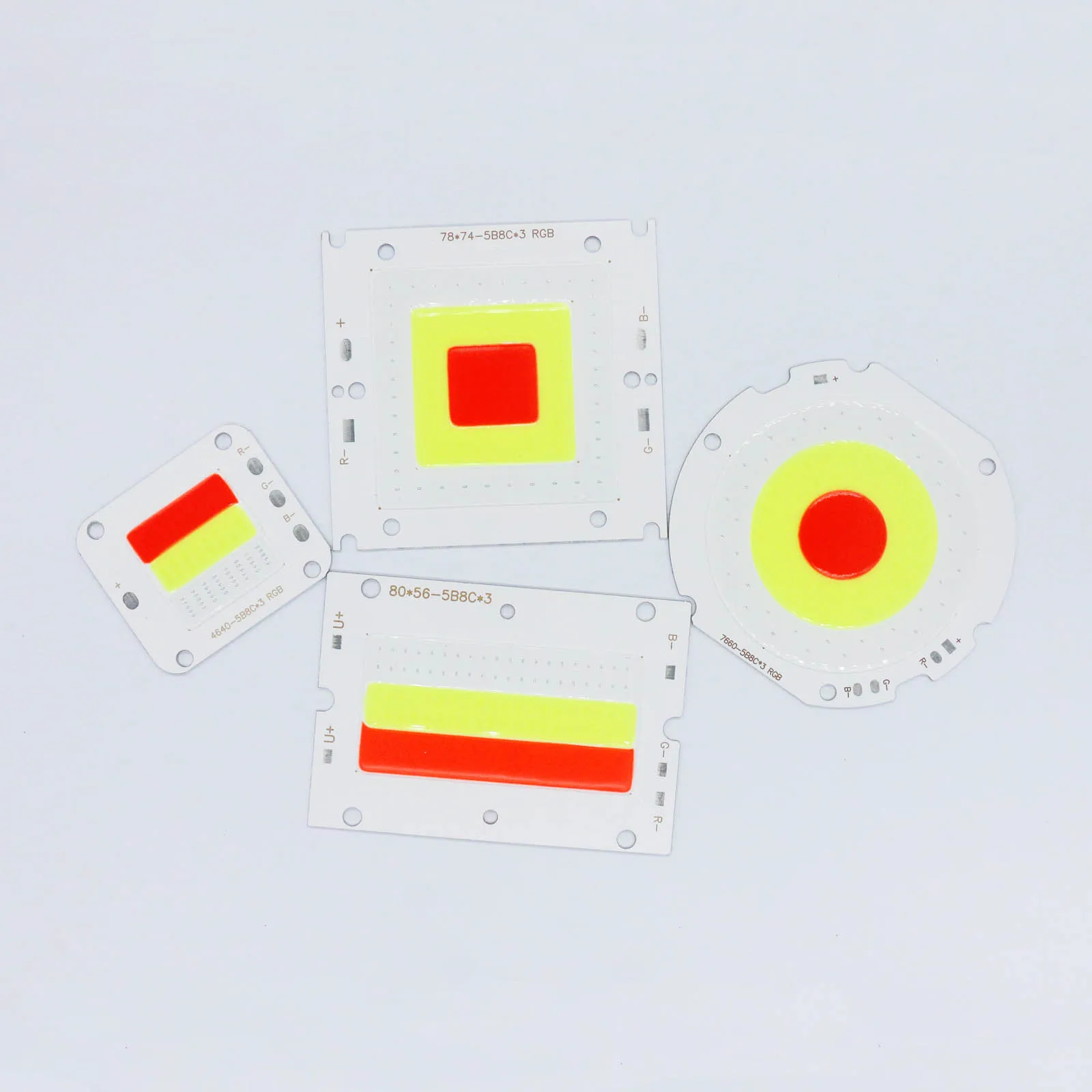 Фото Светодиодное сценическое освещение RGB 50 Вт DC24-25V Светодиодная вспышка COB 600 мА Четыре размера Красный Синий Зеленый Праздничный бар Наружное освещение Украшение №5