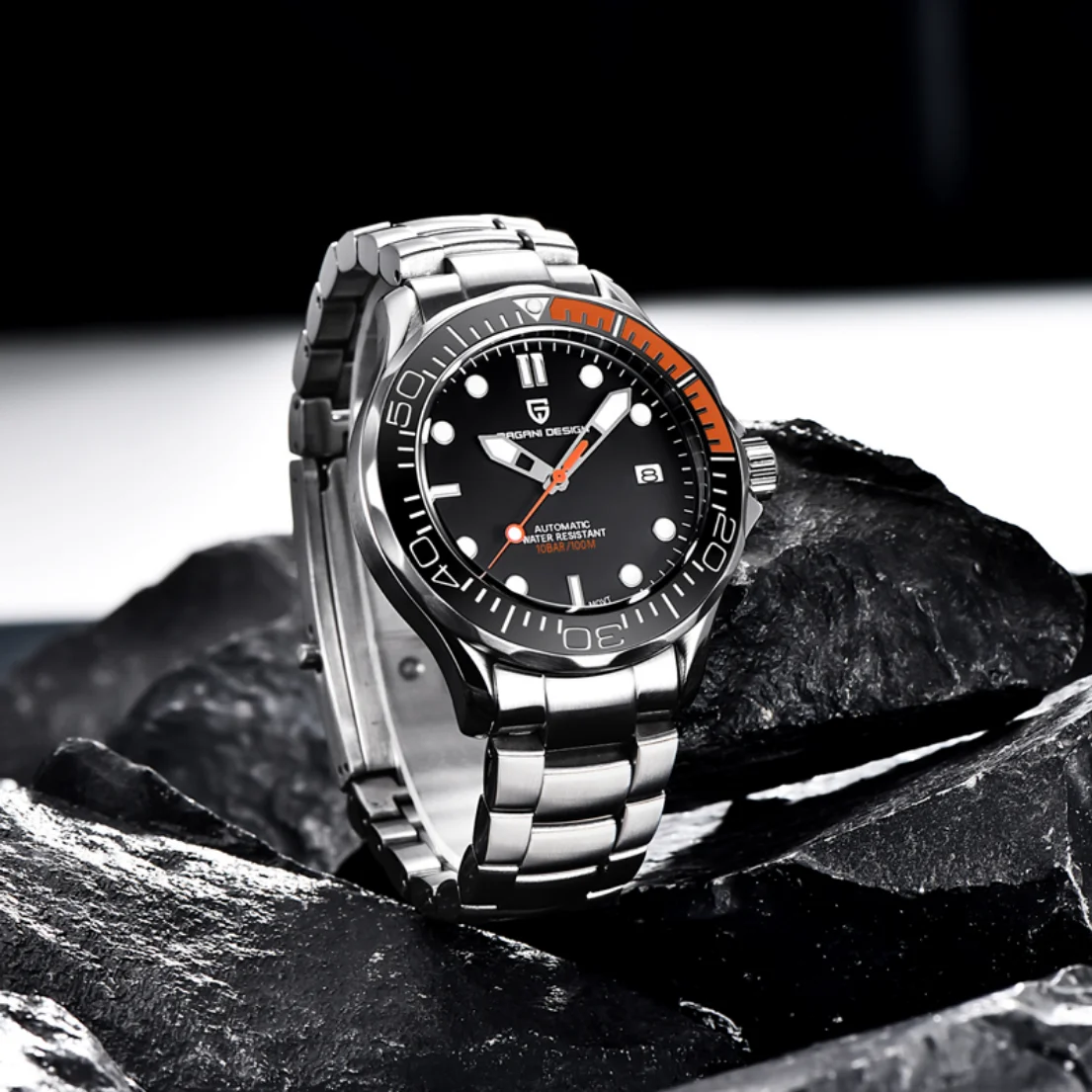 

Часы PAGANI DESIGN 007 мужские водонепроницаемые, с изогнутым сапфировым зеркалом