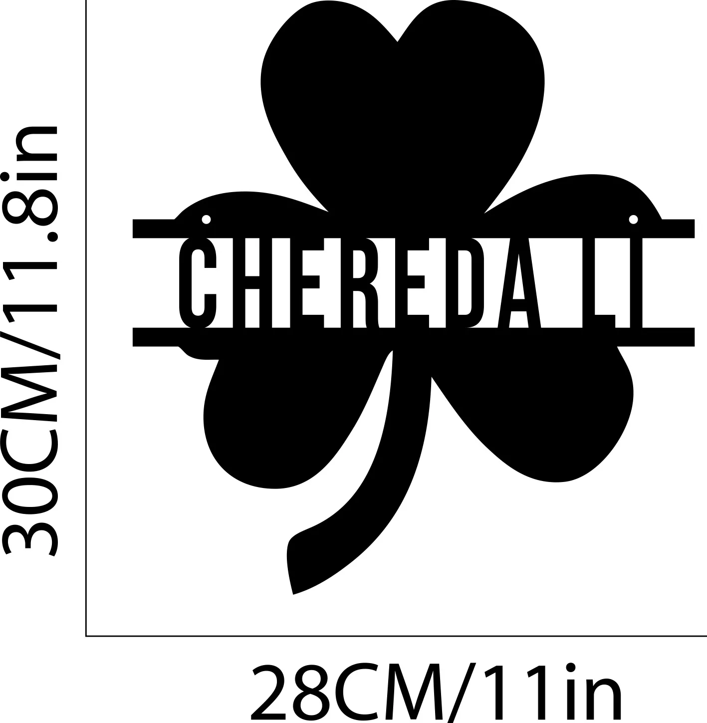 Изготовленная на заказ металлическая вывеска день Святого Патрика в виде