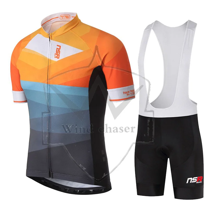 

Новинка 2022 NSR Мужская велосипедная майка костюм с коротким рукавом велосипедная Одежда дышащая Спортивная одежда для горного велосипеда ра...