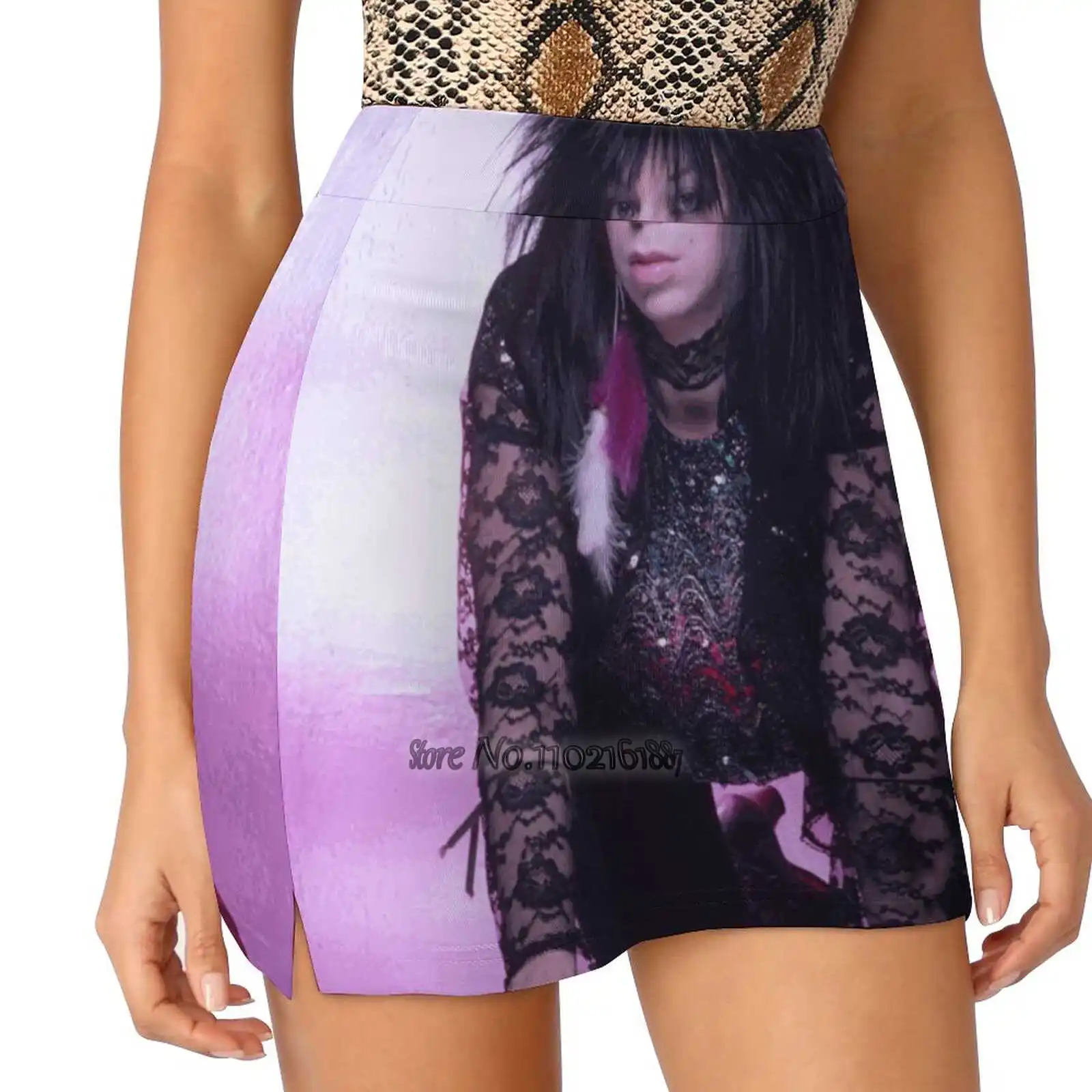 

Vinnie Vincent Invasion Tennis Golf Skirt Sexy A-Line Harajuku Shorts Skirt With Phone Pockets Skort Ladies Short Skirt Skirts