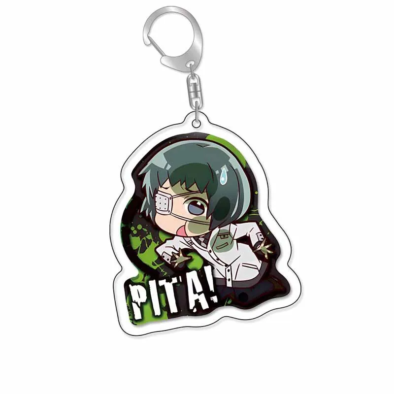 Kaneki Ken Arima Kishou JUZO SUZUYA аниме двумерный периферийный прозрачный акриловый брелок