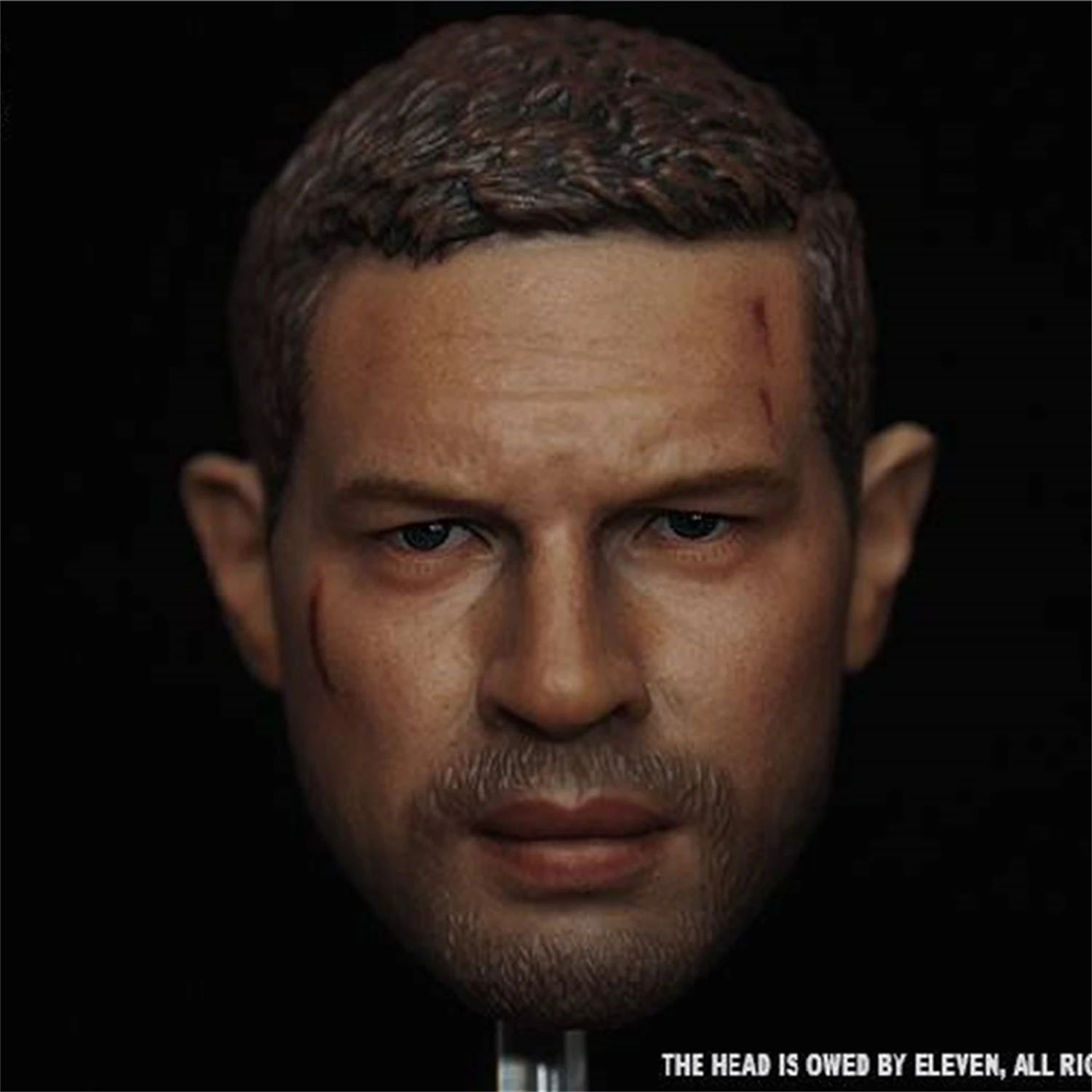 1/6 Tom Hardy Wounded Soldier Man Head Sculpt Model Fit for 12'' TBLeague Muscle Action Figure