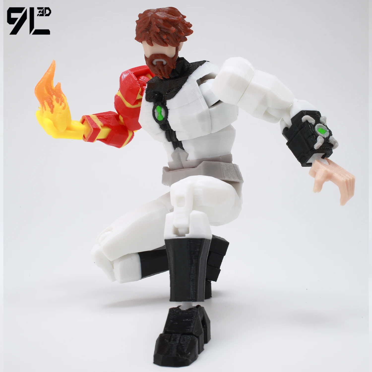 Фото 9L3D Dummy13 Улучшенная фигурка героя-инопланетянина с подвижными суставами, Омнитрикс, супергерой с часами, аниме-коллекционная фигурка для настольного дисплея №4