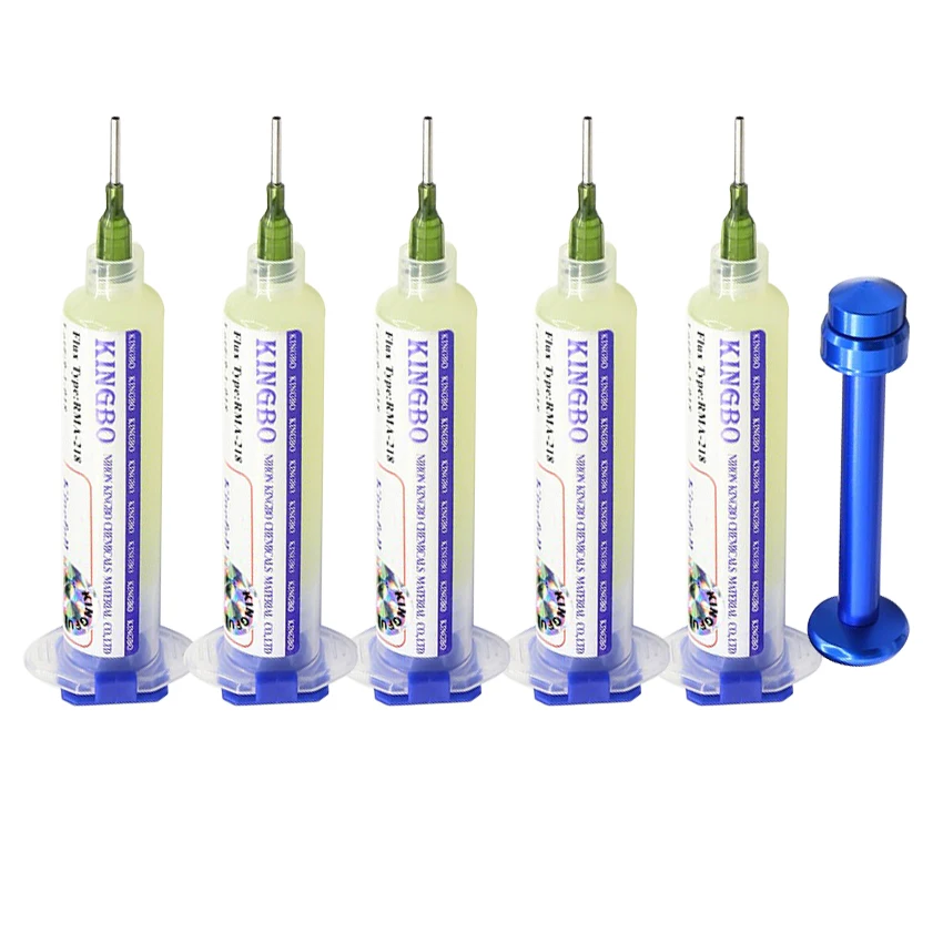 

100% Оригинальный подлинный штатив KINGBO RMA-218 10CC для вспомогательной пайки + флюс паяльной пасты