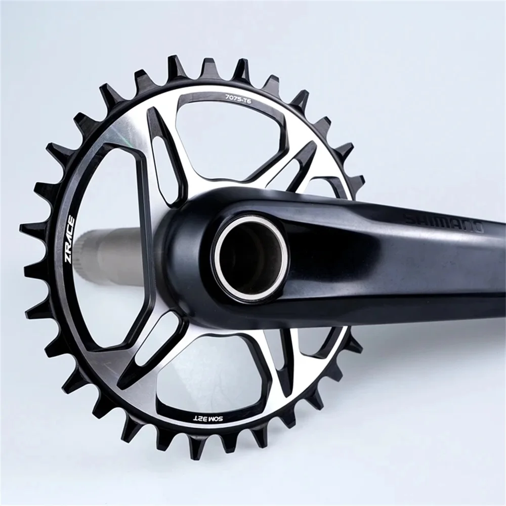 Фото Звездочка YM12S с прямым креплением MTB 32/34/36/38T 7075AL для кривошипа SHIMANO с прямым креплением для FC-M9100/M8100/M7100/SM-CRM95/CRM85/CRM75 №1