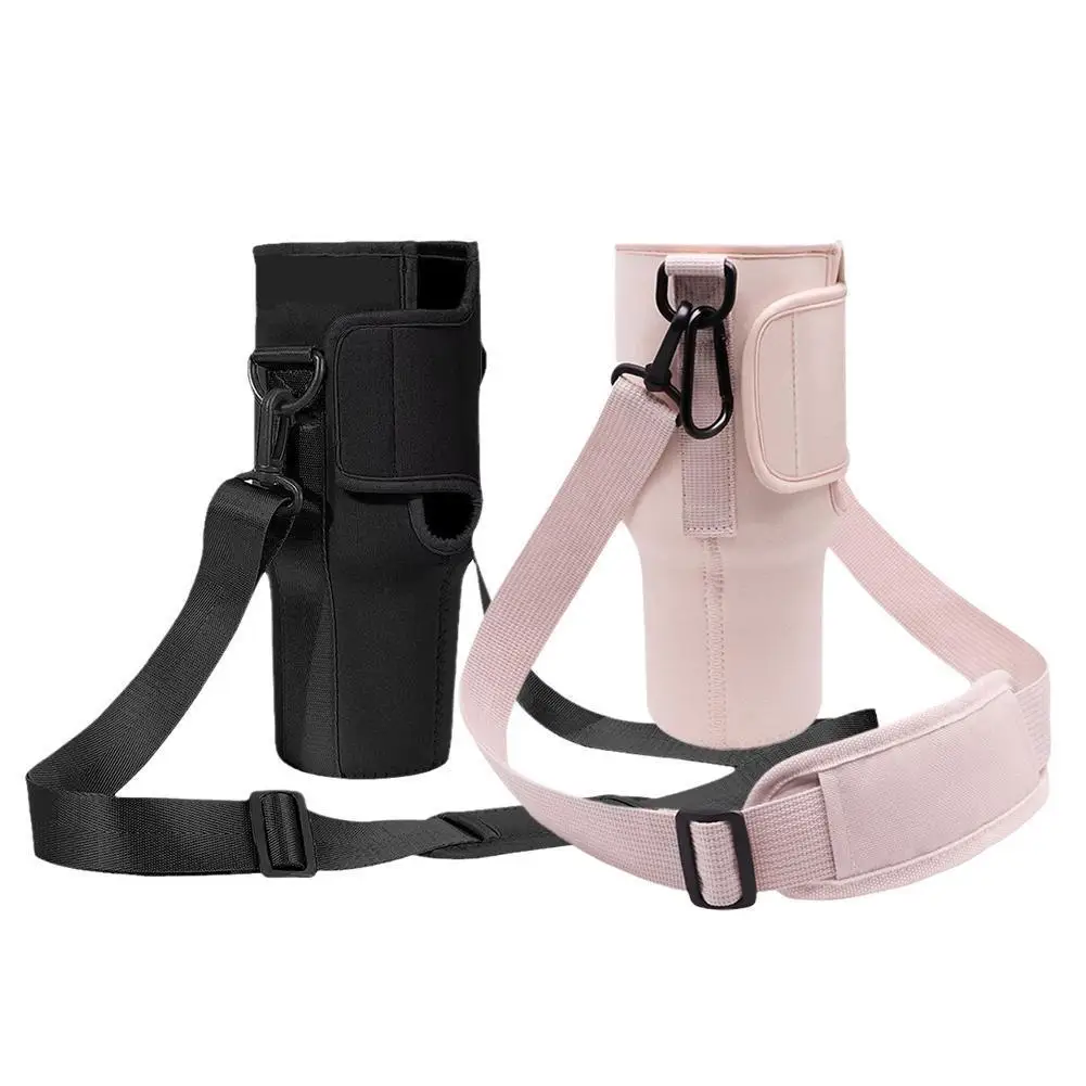 

40oz Nuovoware Water Bottle Carrier Bag For Stanley Quencher Adjustable Shoulder Strap Mug Cover Bottle Holder Outdoor Travel