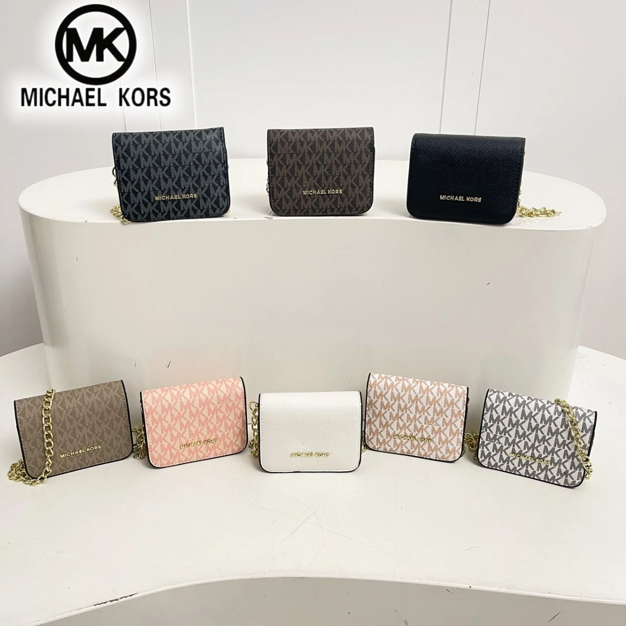 Фото Женская сумка через плечо Michael Kors 2026, модная и повседневная сумка на цепочке, мини-сумка для путешествий, эксклюзивная сумка для девушек №1