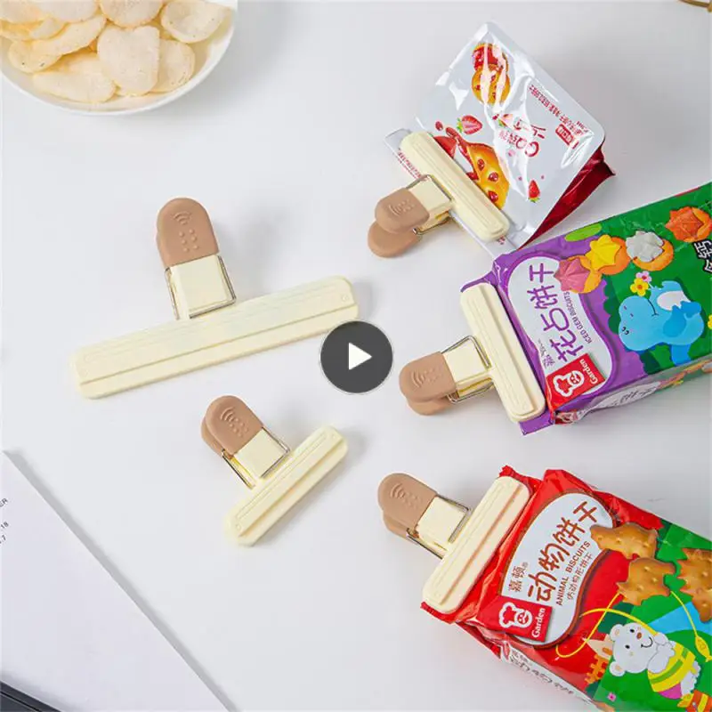 

Good Elasticity Moisture-proof Clip Groove Bite Tight Clamping Force Sealing Clip Durable Household Accessories Strong Clamping