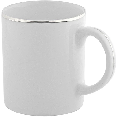 

Silver Line 10 fl oz C-Handle Porcelain Mugs, Set of 4