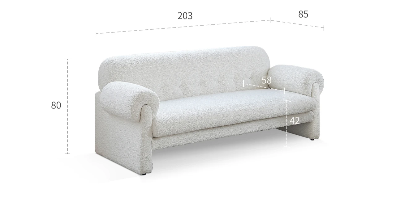 Xiaoxiang диван во французском ретро кремовом стиле тканевый современная простая