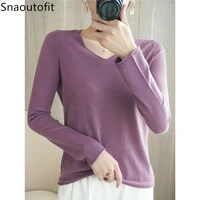 worsted wool sweater womens knitted pullover loose casual solid color top 22 spring summer ultra thin breathable v neck sweater