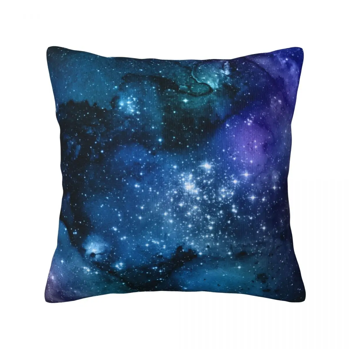 

Чехол для подушки с синим небом и белыми блестками для влюбленных галактики звездное пространство Весенняя винтажная наволочка из полиэстера чехол на молнии для автомобиля