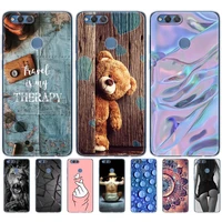 phone case for 7x soft tpu silicon back cover 360 full protective printing transparent clear