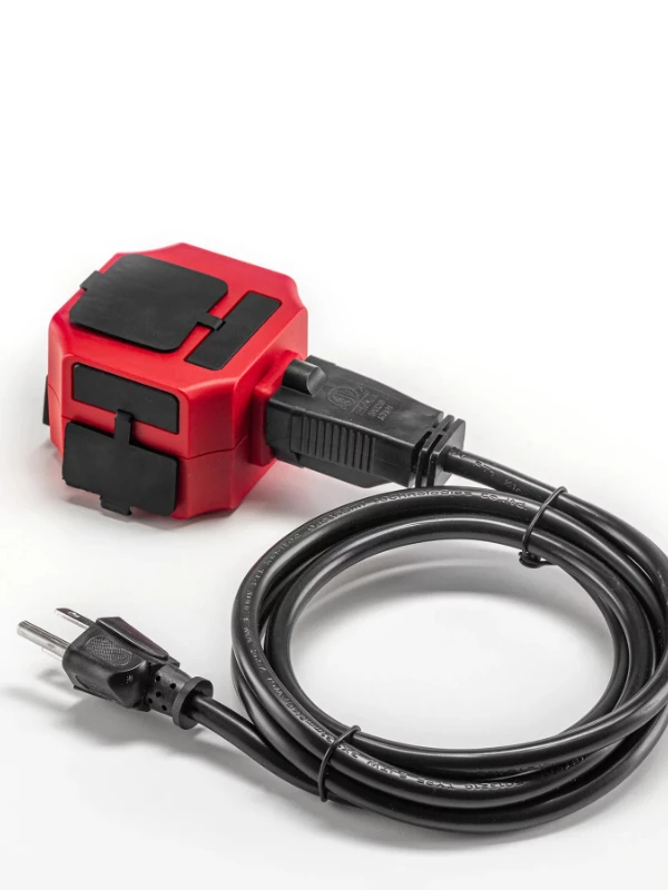 

Power Cube With PD 20 W Plus 6 ft. 16 AWG Extension Cord, Safety covers.