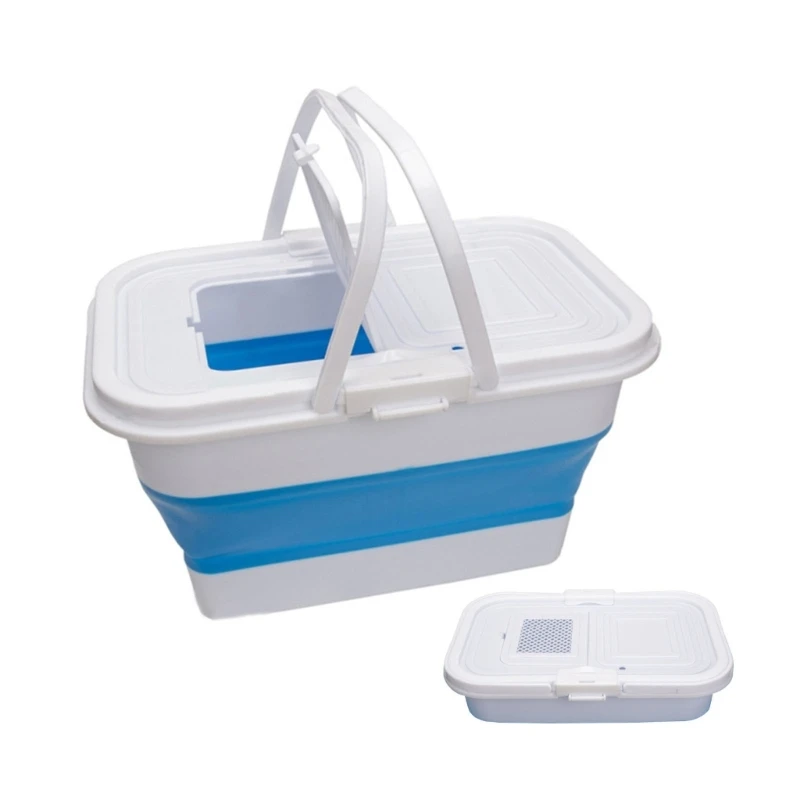 

12 л/20 л водонепроницаемый складной контейнер для воды дорожный ковш для рыбалки, кемпинга