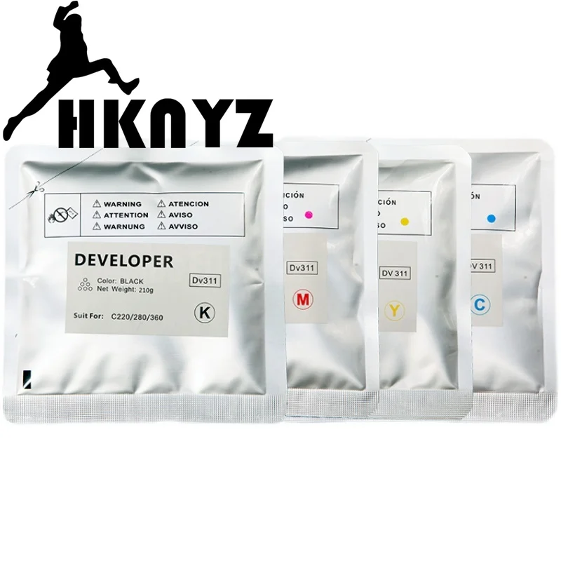 

New compatible DV311 Developer for Konica Minolta bizhub C220 C280 C360 210g/bag 4Pcs/Set