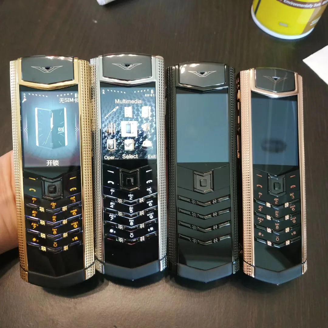 refurbished original 11 vertu signature k8 mobile phone high end customized mobile phone high quality mobile phone free global shipping