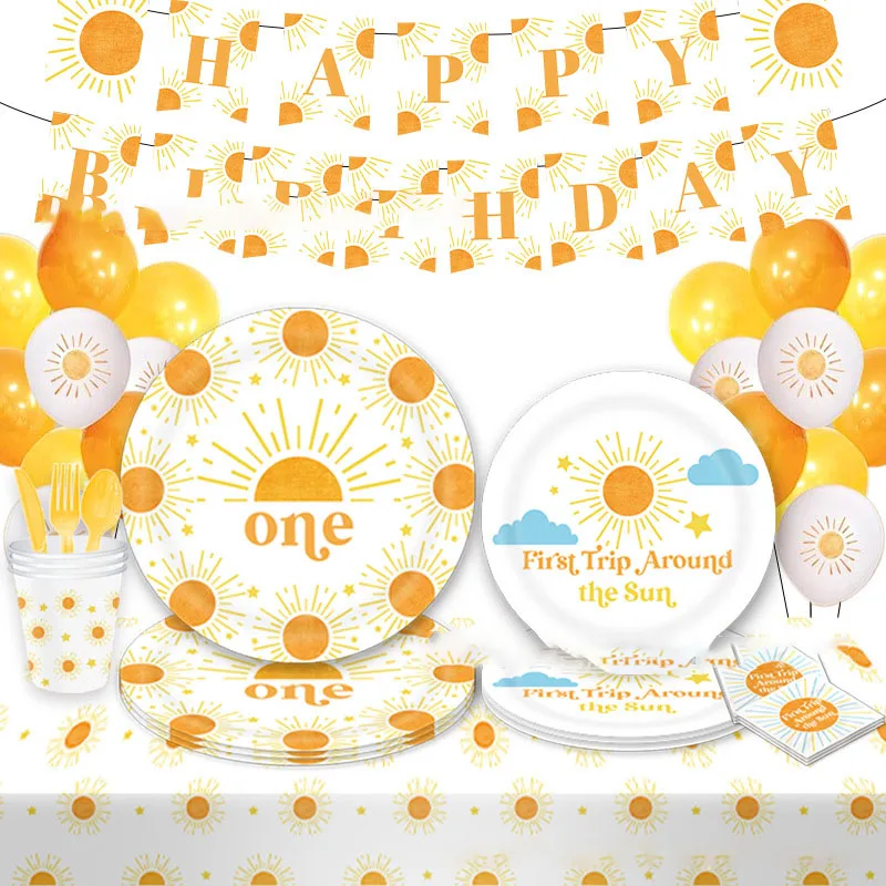 8 шт. одноразовые столовые приборы для первого дня рождения ребенка