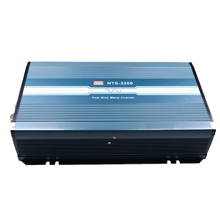 

Original MeanWell New Products NTS-2200-124US/UN/TB 2200W 24Vdc 110VAC DC-AC High Reliable True Sine Wave DC-AC Power Inverter
