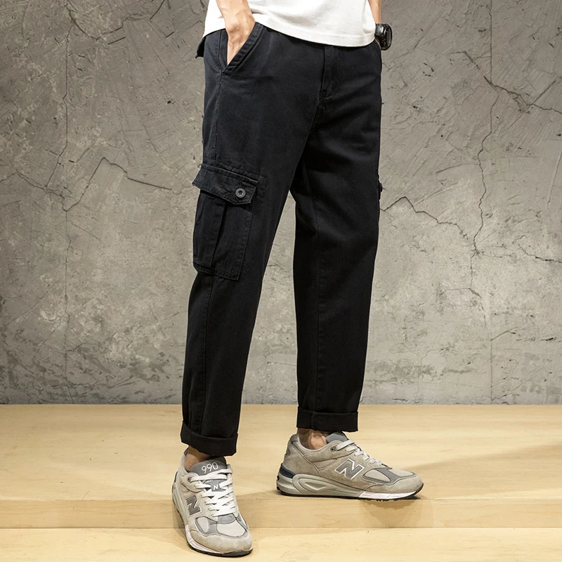 

Mens Waterproof Cargo Pants Elastic Multiple Pocket Military Male Trousers Outdoor Joggers Pant Plus Size Tactical Pants MenZ303