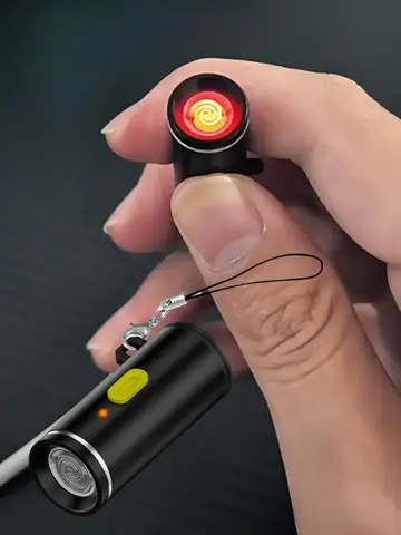 Мини-воспламенитель Type-c, компактная электрическая зажигалка типа C, удобная переноска и хранение, подходит для портативного зажигания на открытом воздухе