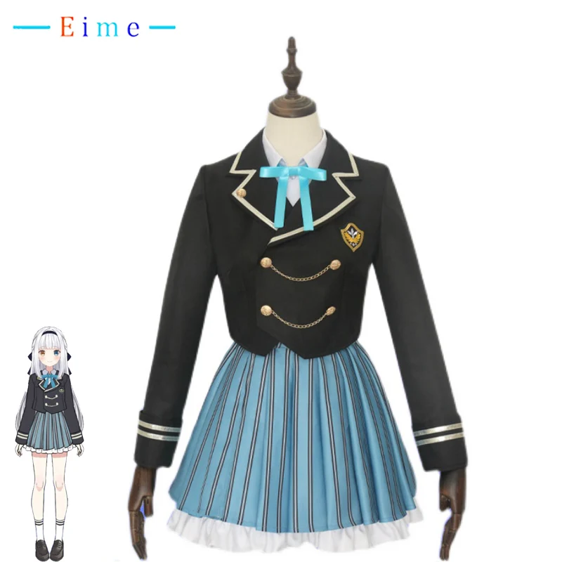 

Костюм для косплея Vtuber Kagura Mea, семейный костюм пари, униформа Yutuber JK, нарядный костюм для вечерние НКИ на Хэллоуин, карнавальный наряд на зака...