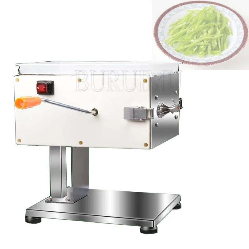 

Commercial Meat Cutting Slicing Machine Automatic Shred Slicer Vegetable Cutter Electric Meat