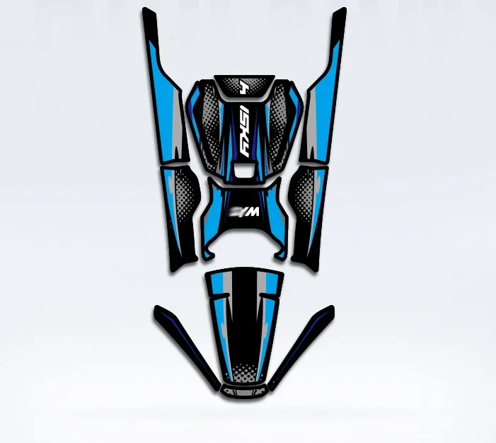 Для SYM HUSKY ADV150 мотоциклетная противоскользящая накладка на топливный бак боковая