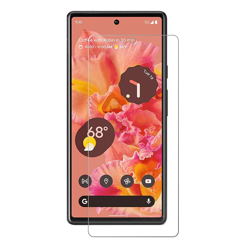 

Защитная пленка для google pixel 6 pixel6, 6,4 дюйма, прозрачное закаленное стекло 9h 2.5d, Премиум Защитная пленка для экрана телефона