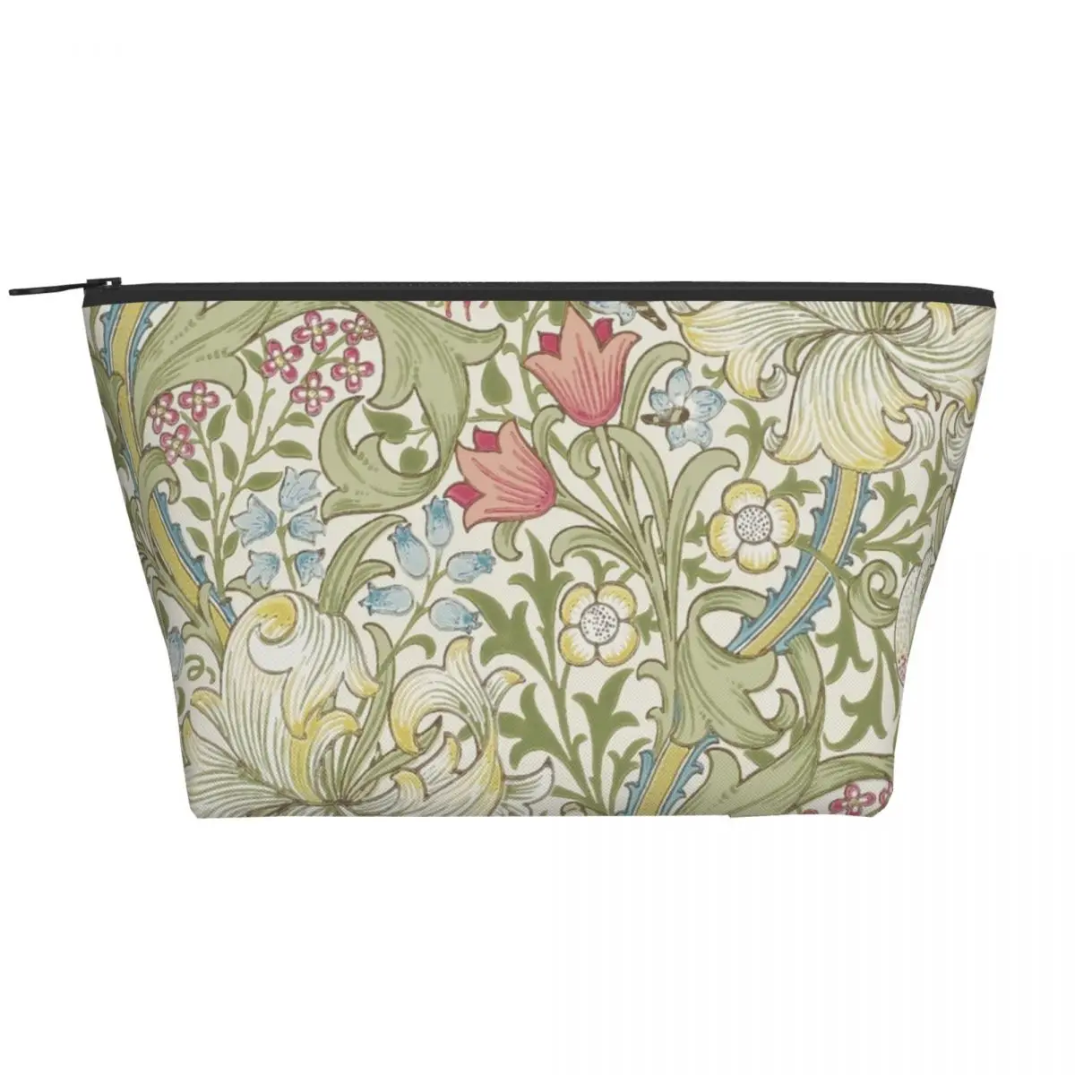 

Cute William Morris Art Travel Toiletry Bag for Women Floral Textile Pattern Cosmetic Makeup Organizer Beauty Storage Dopp Kit