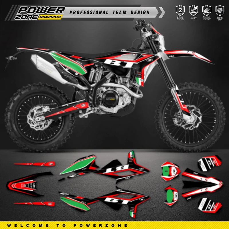 Комплект наклеек и PowerZone Custom Team для BETA 2020 2021 2022 RR RR-S 125 200 250 300RR 350 390 430 480 RX 06