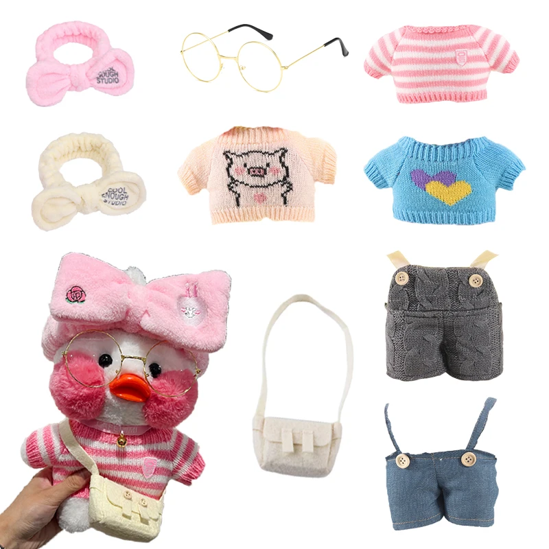 Новинка Kawaii Lalafanfan кафе утка Плюшевые аксессуары для одежды игрушки сумка повязка
