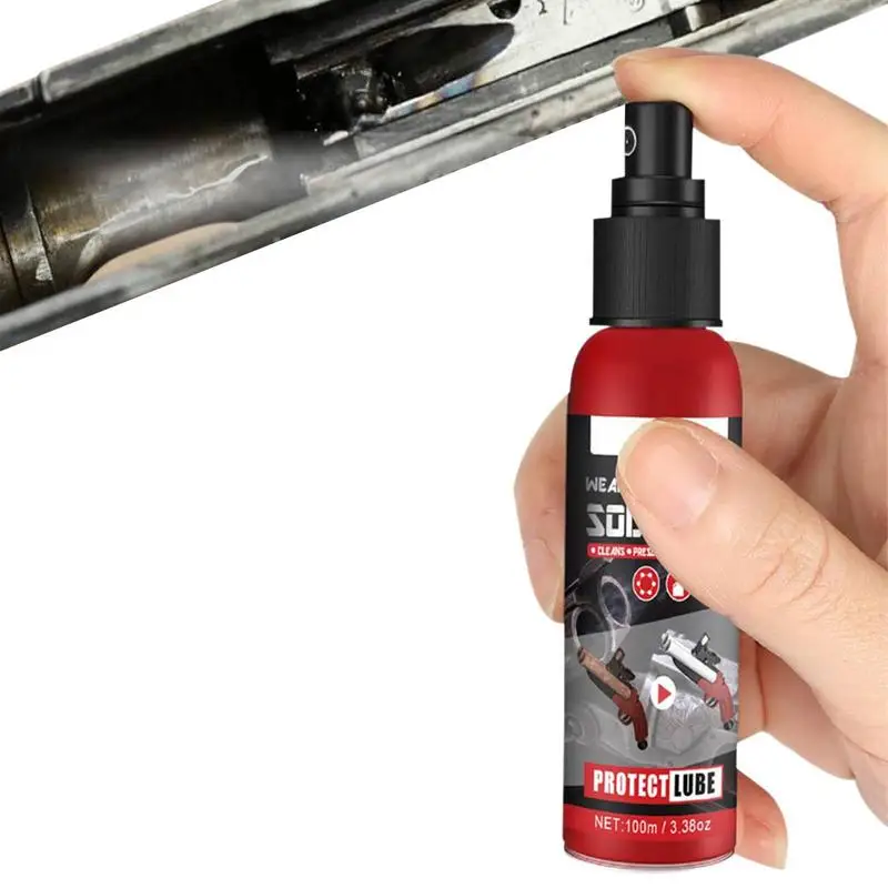 

Weapons Cleaning Solvent 3-in-1 Firearm Cleaning Solvent Targets Carbon Deposits Weapons Lubricant Spray For Firearm Cleaning