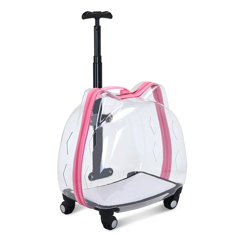 

Multi-functionCat Bag Trolley Case Portable Bubble Box For Pets Transparent Dog Out Of The Suitcase Pet Products Cat Cage