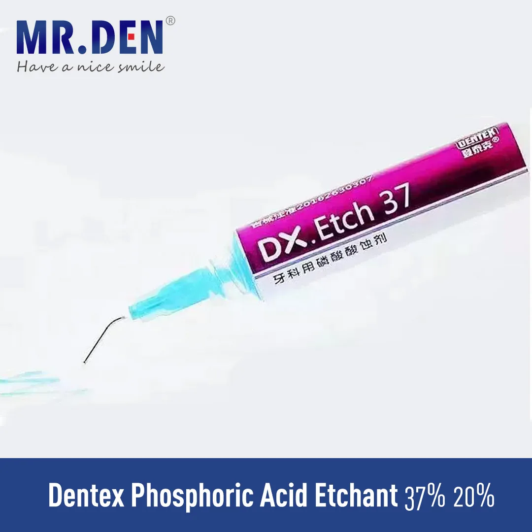 

Dental Etchant Acid Etching Gel Dentex Light Cure Bond Adhesive Citric Acid 37% 20% Phosphoric Teeth Whitening